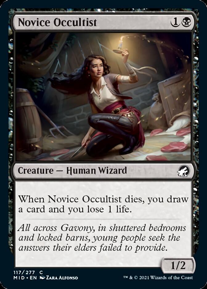 Occultiste novice [Innistrad : Chasse de minuit]