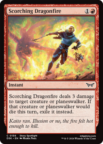 Souffle ardent du dragon [Duskmourn: La Maison de l'Horreur]