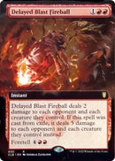 Bola de fuego de impacto retardado (arte extendido) [Commander Legends: Battle for Baldur's Gate]