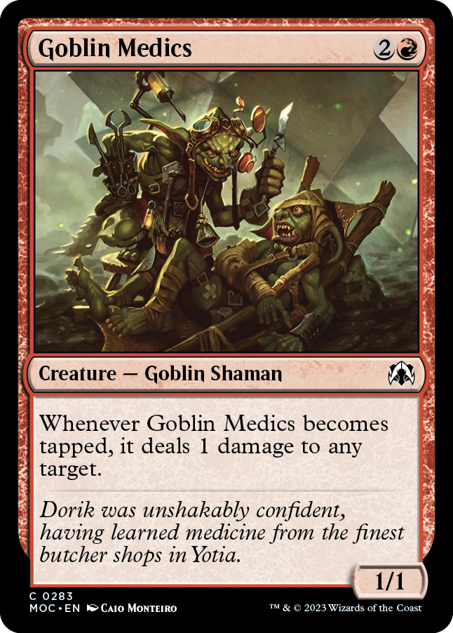 Médicos trasgos [Marcha de las máquinas Commander]