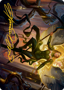 Sigarda, championne de la lumière Carte d'art (signature estampillée or) [Série artistique Innistrad : Chasse de minuit]