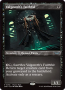 Fidèles de Valgavoth (Pack promo) [Duskmourn: Promos Maison de l'horreur]