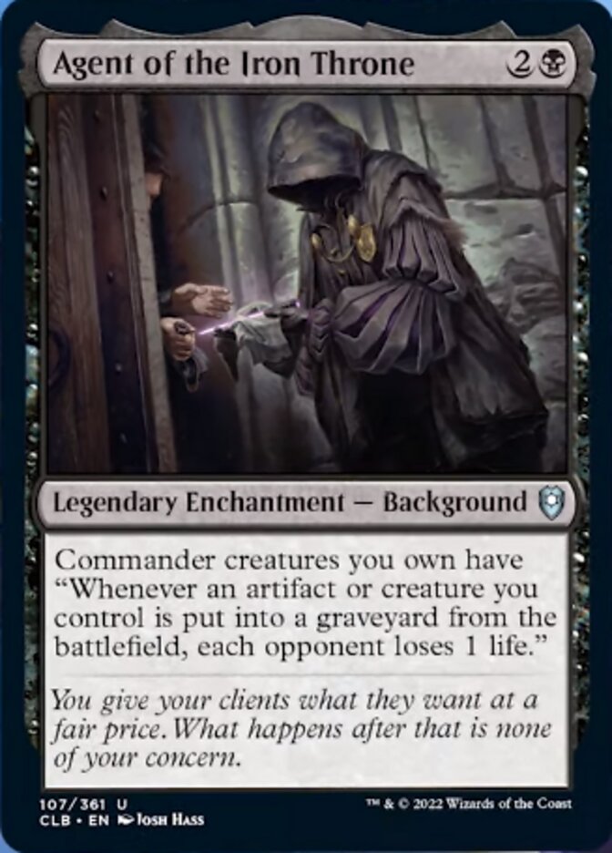 Agent du Trône de Fer [Commander Legends : Battle for Baldur's Gate]