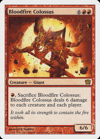 Coloso de Sangre de Fuego [Novena Edición]