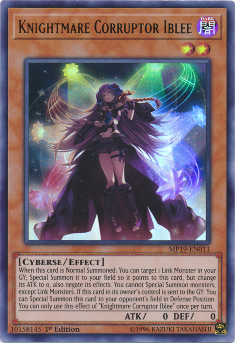 Knightmare Corruptor Iblee [MP19-EN011] Ultra Rara