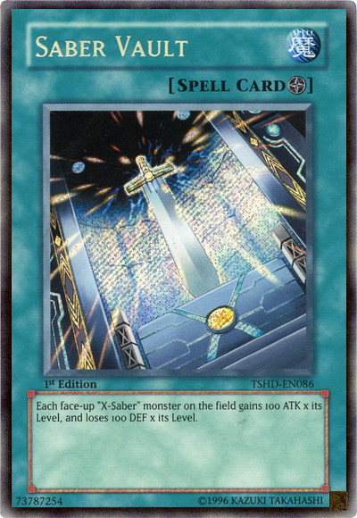 Saber Vault [TSHD-FR086] Secrète Rare