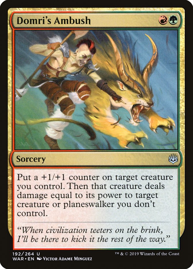 Embuscade de Domri [La guerre des Planeswalkers]