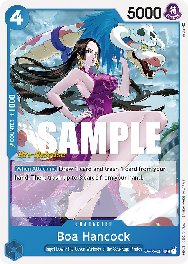Boa Hancock [Cartas de Pre-Lanzamiento de Paramount War]
