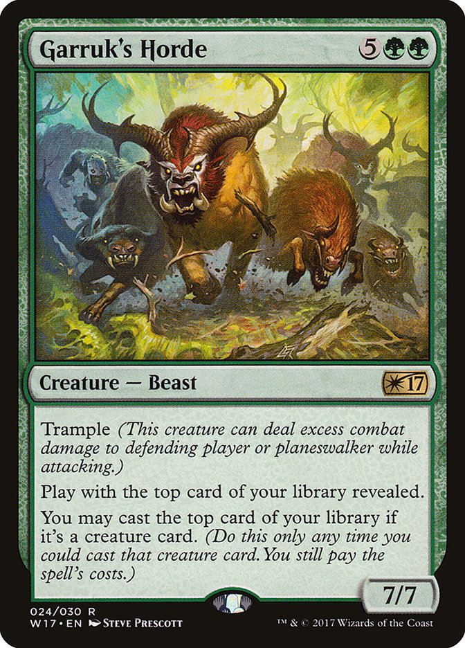 La Horde de Garruk [Welcome Deck 2017]