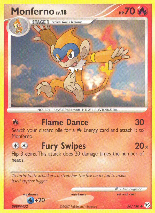 Monferno (56/130) [Diamant et Perle : Set de Base]