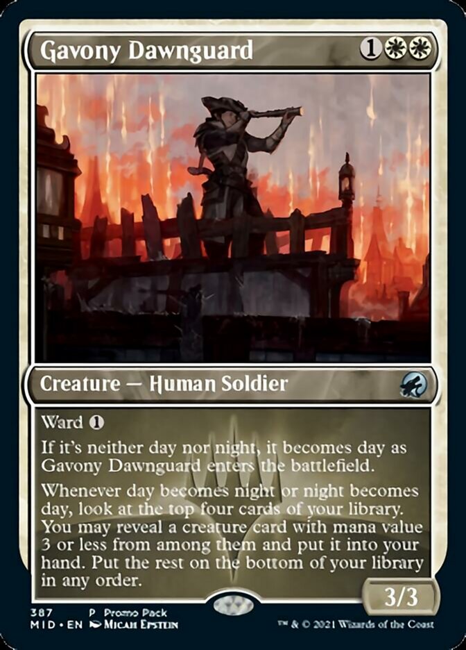Sentinelle de Gavonie (Promo Pack) [Innistrad: Chasse de minuit Promos]