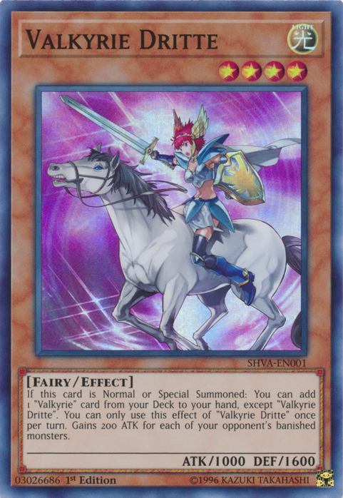 Valquiria Dritte [SHVA-EN001] Super Rara