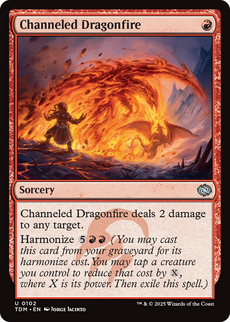 Dragonfeu canalisé [Tarkir : Rafale draconique]