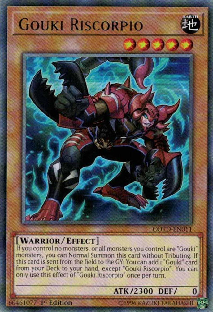Gouki Riscorpio [COTD-EN011] Rara
