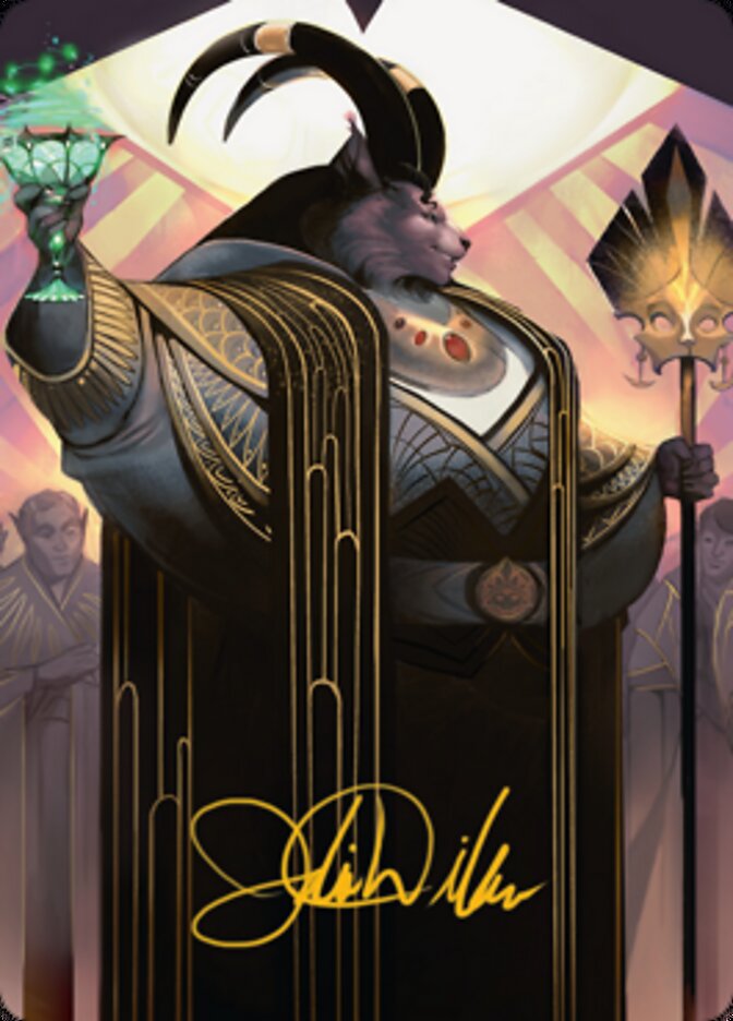 Jetmir, Nexus des festins 2 Carte d'art (Signature estampillée or) [Série d'art Rues de la Nouvelle Capenna]