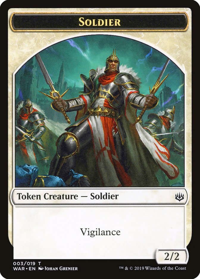 Jeton Soldat [Jetons La Guerre des Planeswalkers]