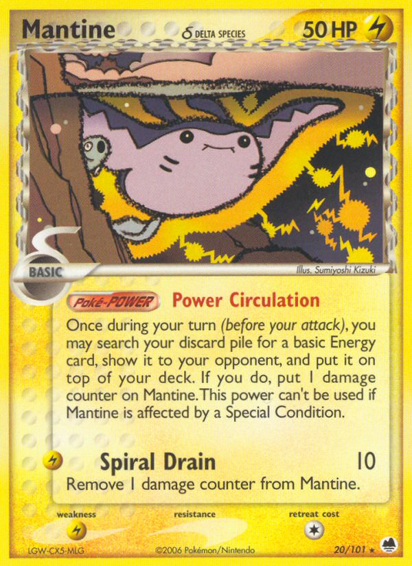 Mantine (20/101) (Espèce Delta) [EX : Gardiens du Pouvoir]