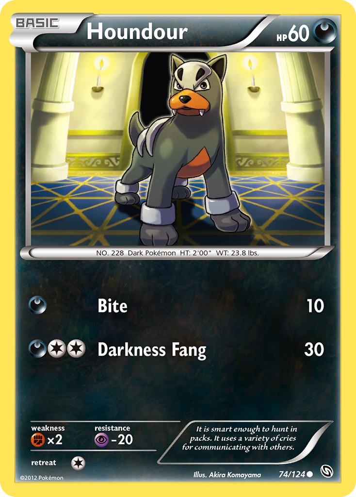Houndour (74/124) [Negro y Blanco: Dragones Exaltados]