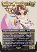 Yuna, grande invocatrice (sans bordure) (Feuille déferlante) [FINAL FANTASY Commander]