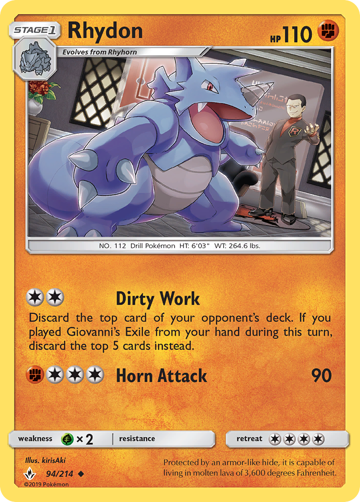 Rhydon (94/214) [Sol y Luna: Lazos Indestructibles]