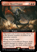 Dragon du trésor de caverne (Extended Art) [Le Seigneur des Anneaux : Contes de la Terre du Milieu Commander]