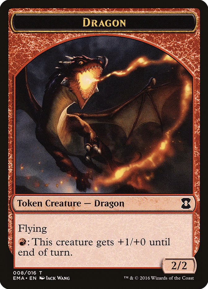 Jeton Dragon [Jetons Commander Collection]