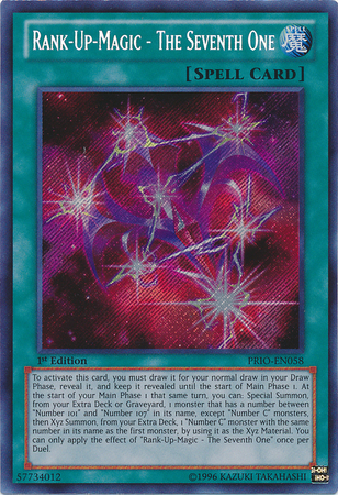 Numéro Sept de l'Évolution des Ténèbres [PRIO-FR058] Secret Rare
