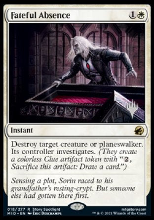 Absence fatidique (Pack promo) [Innistrad : Chasse de Minuit Promos]