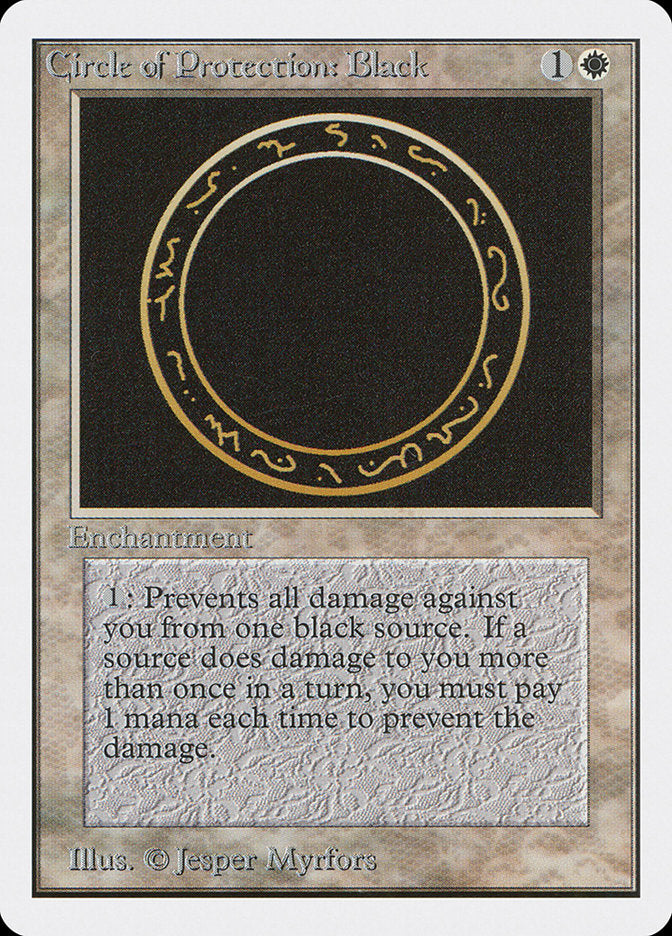 Cercle de protection : Noir [Édition limitée]