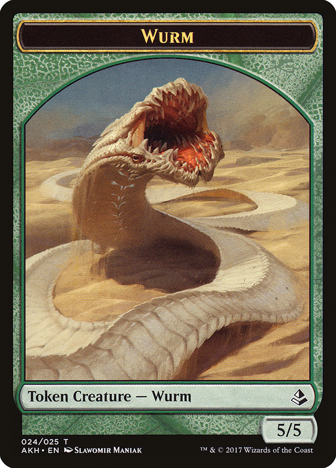 Novice inébranlable // Jetons recto-verso Guivre [Jetons Amonkhet]