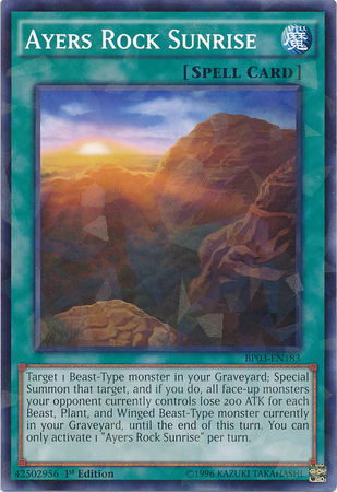 Amanecer en Ayers Rock [BP03-ES183] Rara Shatterfoil
