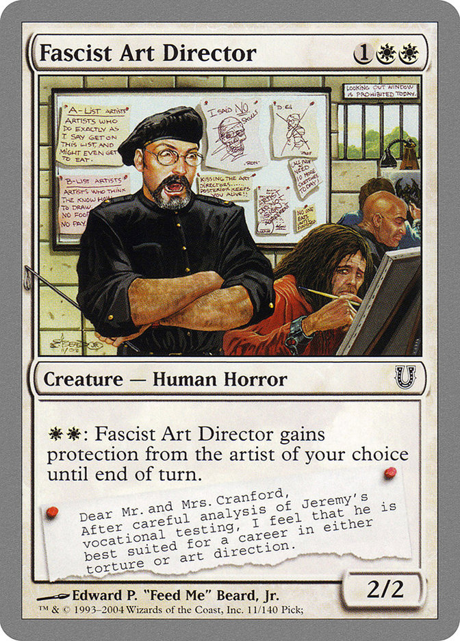 Director de arte fascista [Desquiciado]