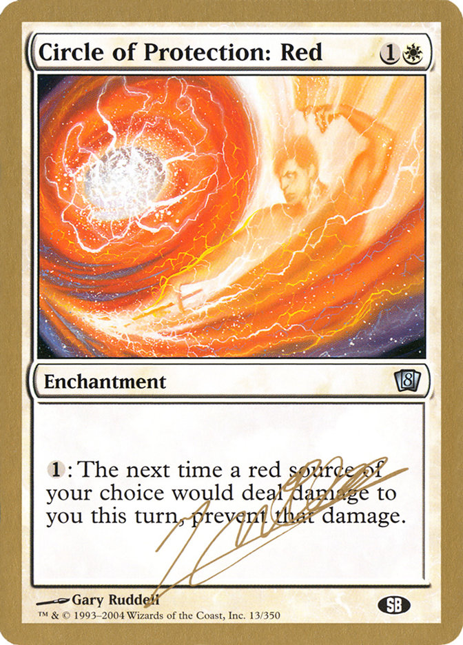 Cercle de protection : Rouge (Julien Nuijten) (Réserve) [Decks des Championnats du Monde 2004]