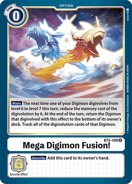¡Fusión de Digimon gigantesca! [BT5-109] [Batalla de Omni]
