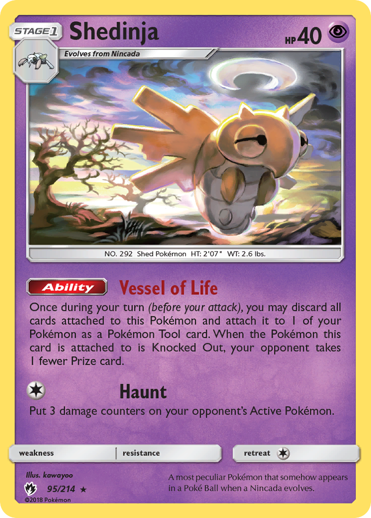 Shedinja (95/214) [Sol y Luna: Truenos Perdidos]