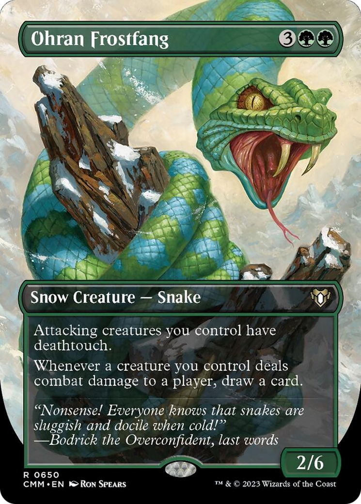 Ohran Gueule-de-Givre (Illustration alternative sans bordure) [Commander Masters]