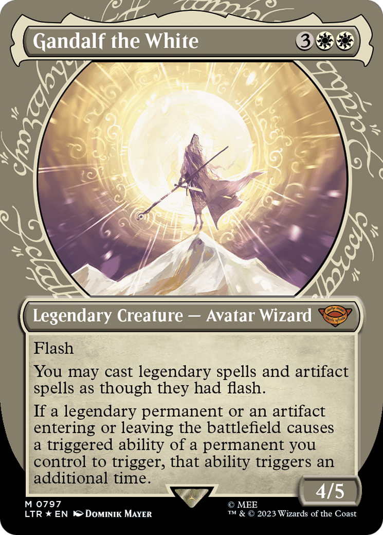 Gandalf le Blanc (Présentation) (Feuilletée à déferlement) [Le Seigneur des Anneaux : Contes de la Terre du Milieu]