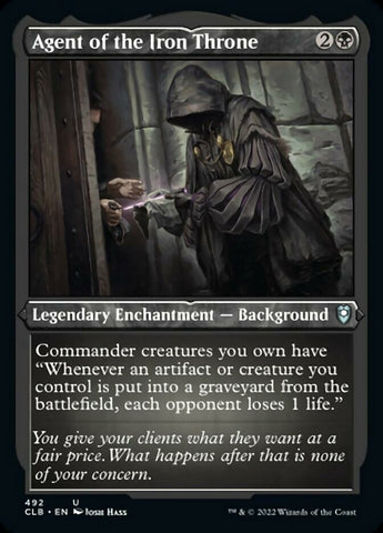 Agente del Trono de Hierro (Grabado foil) [Commander Legends: Battle for Baldur's Gate]