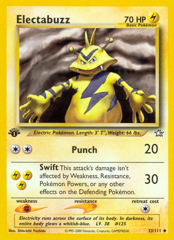 Electabuzz (33/111) [Neo Genesis 1ª edición]