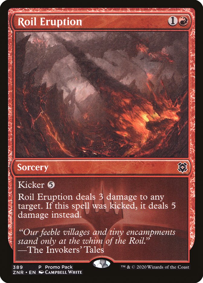 Erupción de rocas (Paquete de promoción) [Promos de El resurgir de Zendikar]