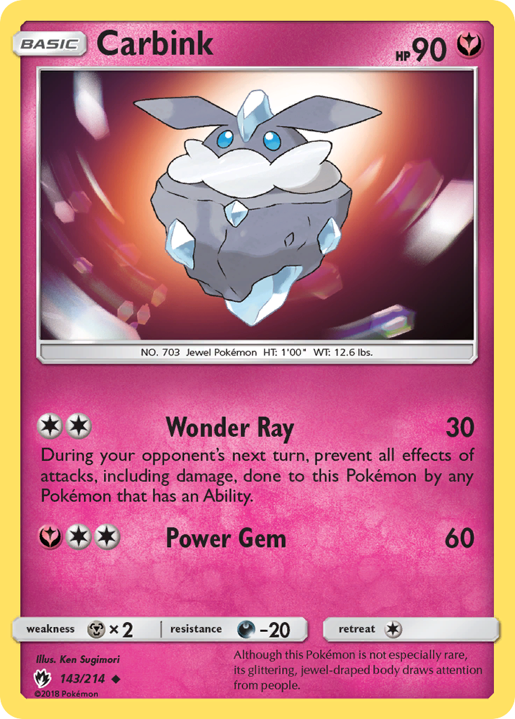 Carbink (143/214) [Sol y Luna: Truenos Perdidos]