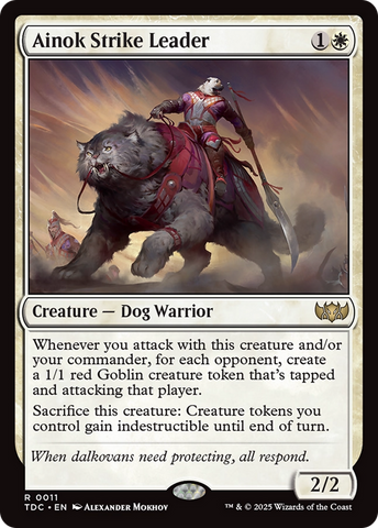 Líder de asalto Ainok [Tarkir: Dragonstorm Commander]