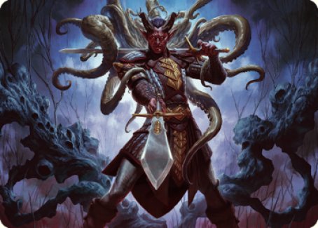 Zevlor, exilé d'Elturel, carte artistique (42) [Commander Legends : Battle for Baldur's Gate Art Series]