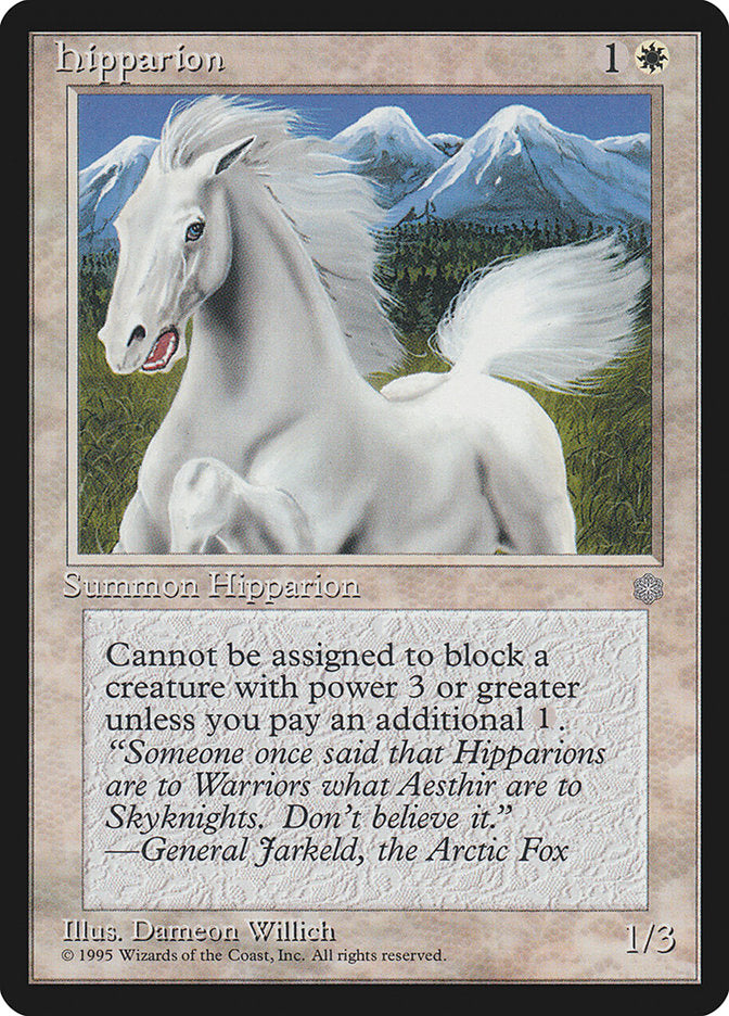 Hipparion [Âge glaciaire]