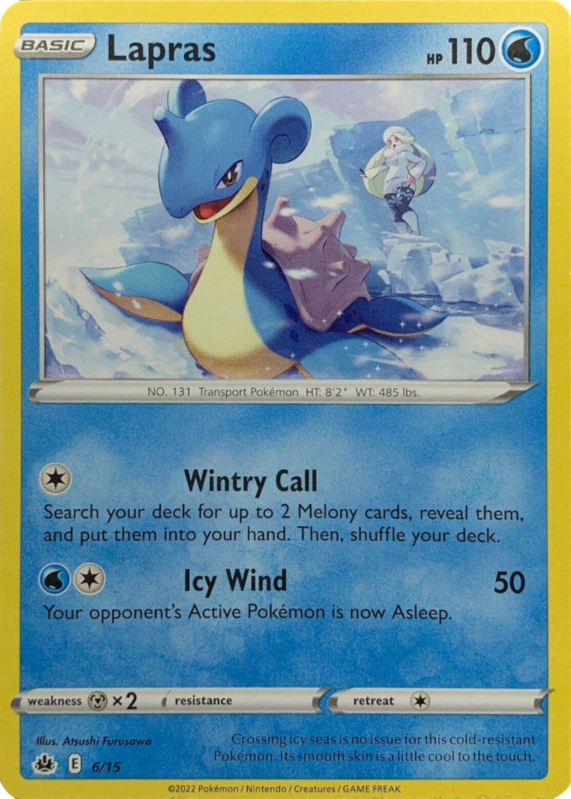 Lapras (6/15) [Promociones de McDonald's: Combate Match]