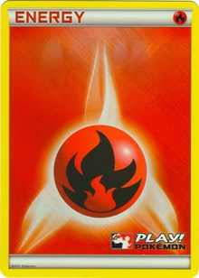 Énergie Feu (Promo Play Pokemon 2011) [Cartes de Ligue et de Championnat]