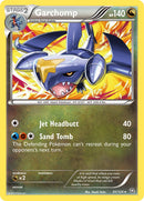 Garchomp (91/124) (Holo givrée craquelée) (Exclusivité Deck à thème) [Noir & Blanc : Dragons Exaltés]