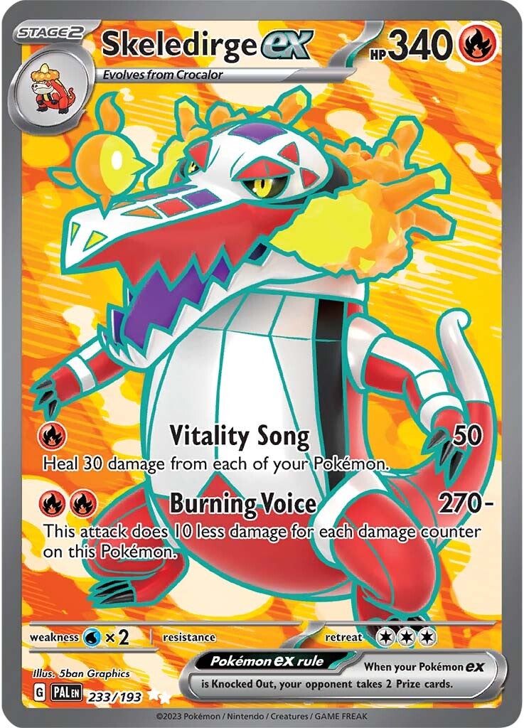 Skeledirge ex (233/193) [Escarlata y Púrpura: Evolución en Paldea]