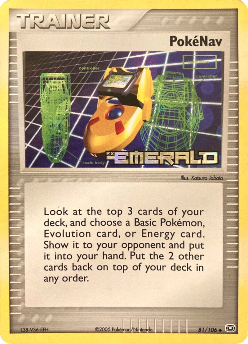 PokéNav (81/106) (Estampillée) [EX : Émeraude]