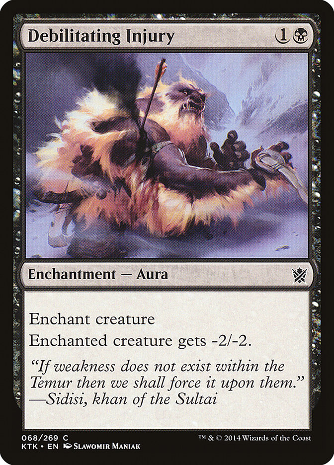 Blessure invalidante [Khans of Tarkir]